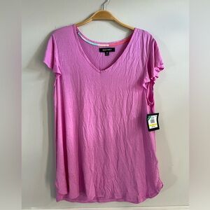 NEW ELLEN TRACY PAJAMA SHIRT SIZE:M